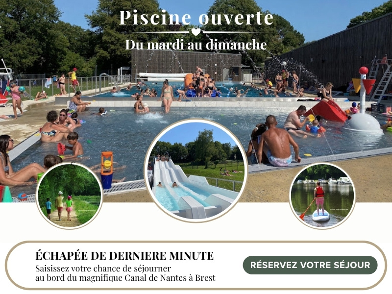 Piscine intercommunale à proximité du Camping Saint Clair, accès gratuit pour nos campeurs